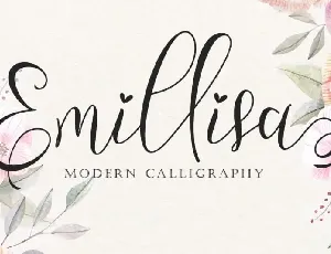 Emillisa Calligraphy font