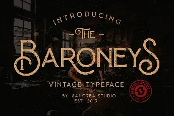 Baroneys Vintage font