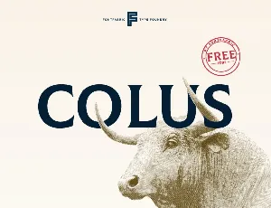 Colus Display font