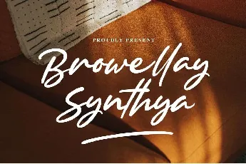 Browellay Synthya font