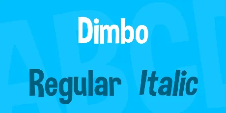 Dimbo font