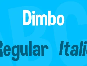 Dimbo font