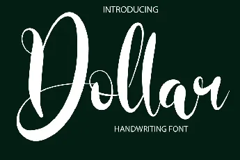 Dollar font