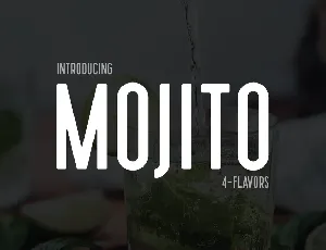 Mojito font