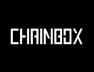 Chainbox font