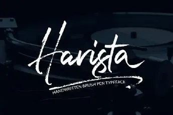 Harista Brush font