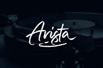 Harista Brush font