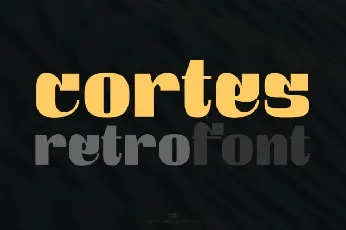 Cortes Retro font