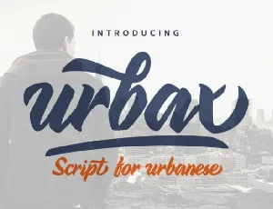 Urbax Script font