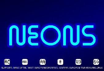 Neons font