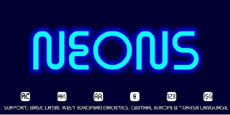 Neons font