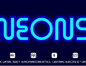 Neons font