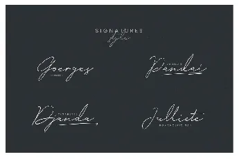 Milano Signature Script Font