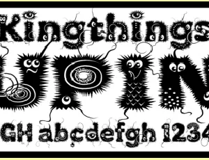 Kingthings Lupine font