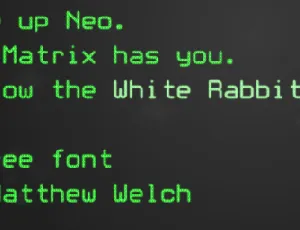 White Rabbit font