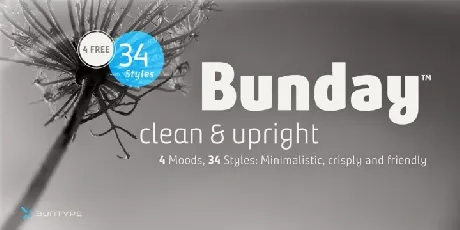 Bunday Clean Family font