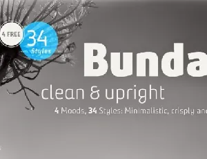 Bunday Clean Family font