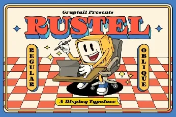 Rustel font