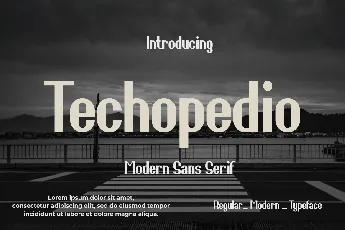 Techopedio font