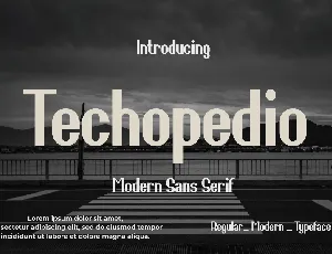 Techopedio font