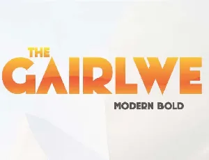 Gairlwe font