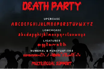 Death Party font