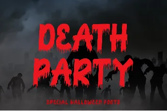 Death Party font