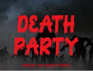 Death Party font