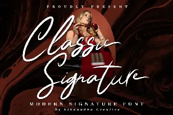 CLASSIC SIGNATURE DEMO font