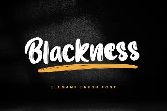 Blackness - Personal use font