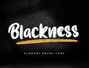 Blackness - Personal use font