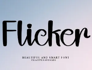 Flicker Script Typeface font