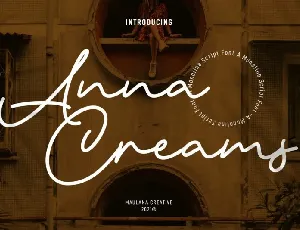 Anna Creams font