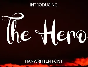 The Hero font