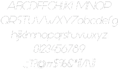 Aspergit font