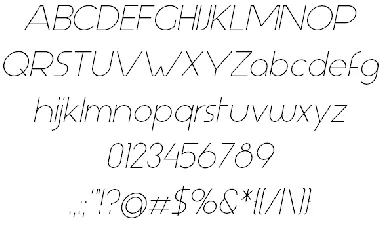 Aspergit font