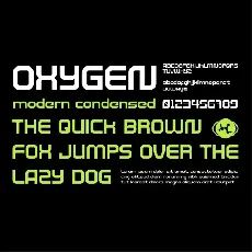 Oxygen font