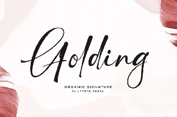 Golding font