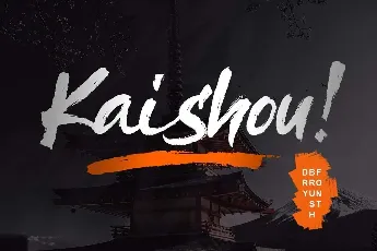 Kaishou! Brush Script font
