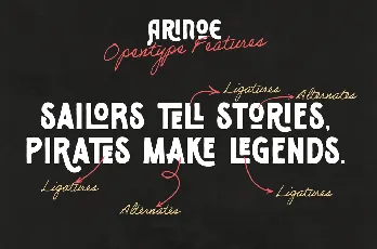 Arinoe font