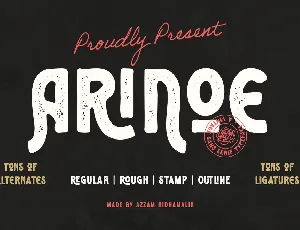 Arinoe font