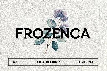 FrozencaScriptTypeface font