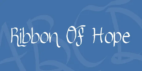 Ribbon Of Hope font