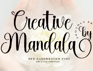 Creative By Mandala font