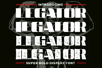 Legator font