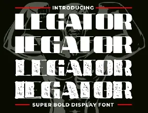 Legator font