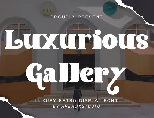 Luxurious Gallery font