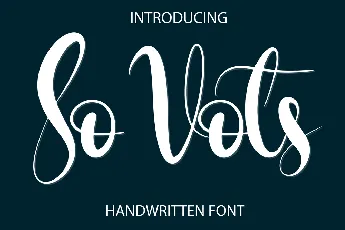 So Vots font