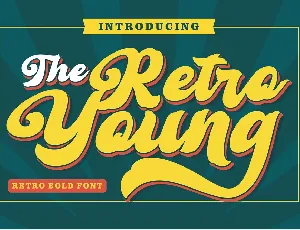 Retro Young font