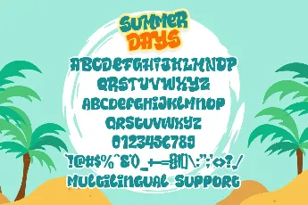 Summer Days Regular font